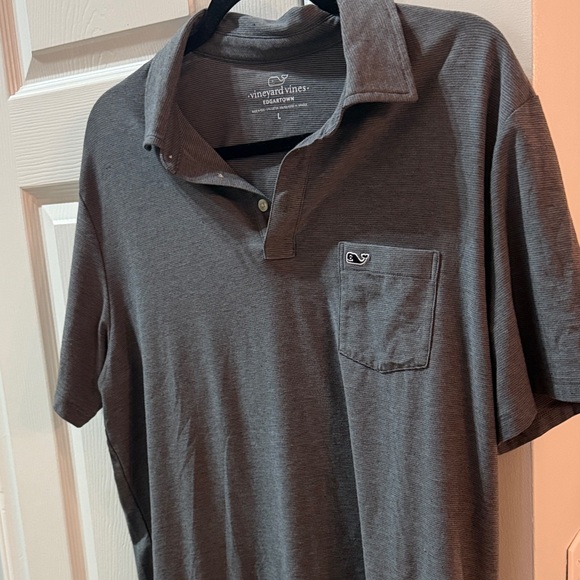 Vineyard Vines Men's Charcoal Polo Shirt - Picture 4 of 4